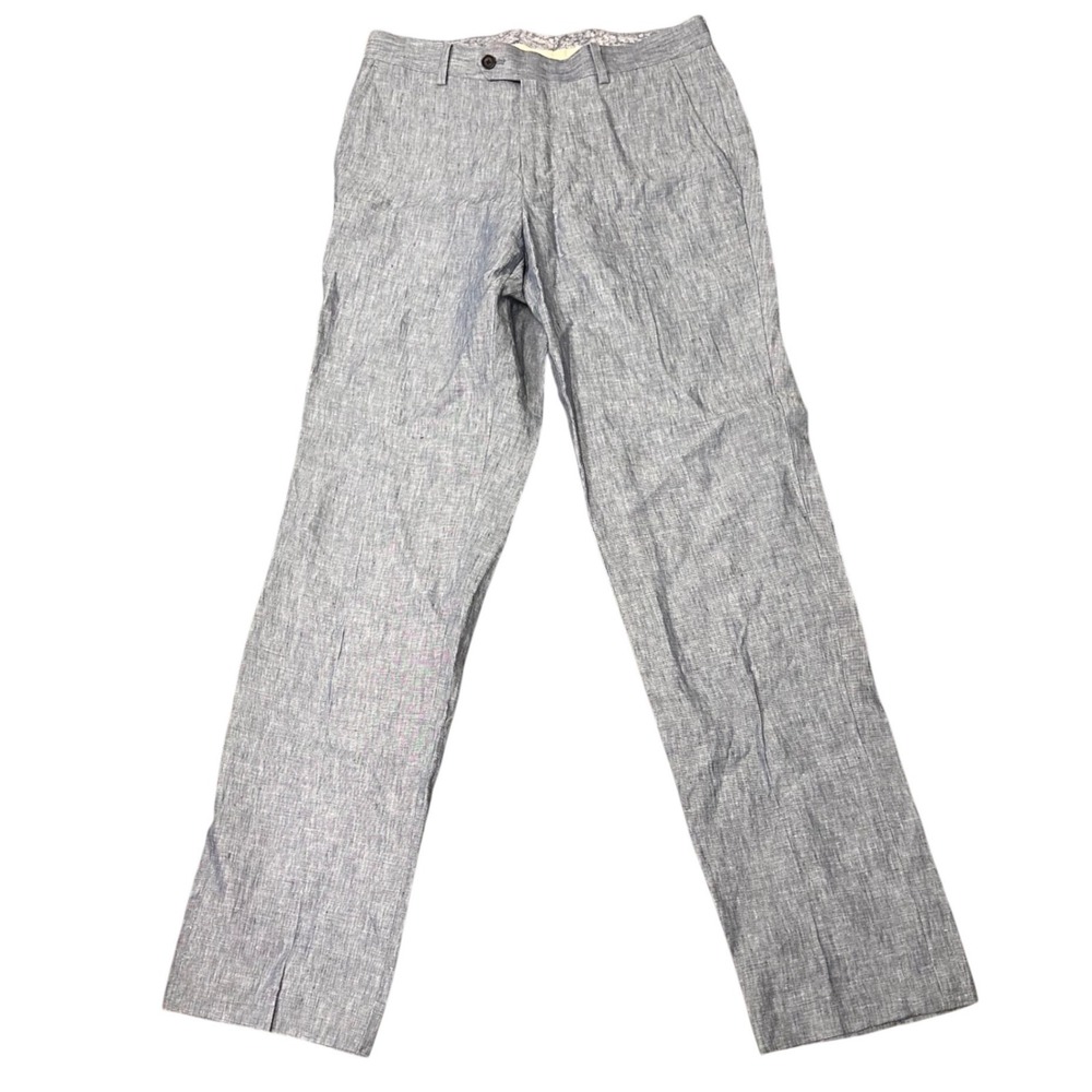 Bar III Slim Fit Linen Pants Mens Size‎ 30x32  Summer Trousers Wedding Light NWT